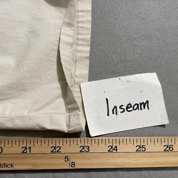 Mudd Size 13 Light Beige Khaki Capris Pants Y2K 2000s Utility Gorpcore Hiking - Picture 12 of 13